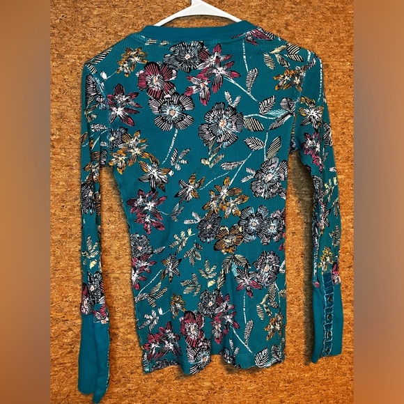 Sundance Floral Sketch Blue Flowers Size XS - Picture 5 of 6